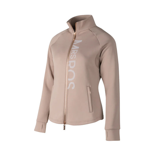 MRS Ros Softshell logo training jacket color taupe