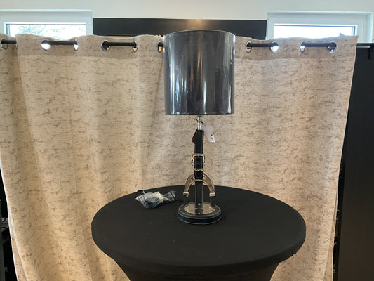 Lampe,cuir Et metal