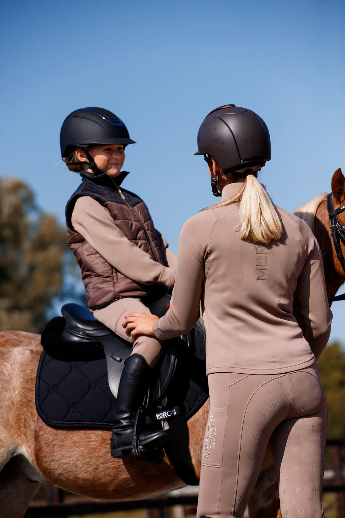 MRS Ros softshelk Silouette breeches Taupe