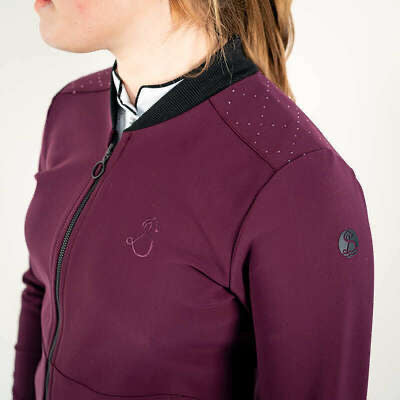 Sweat SIXTINE Aubergine le Sabotier