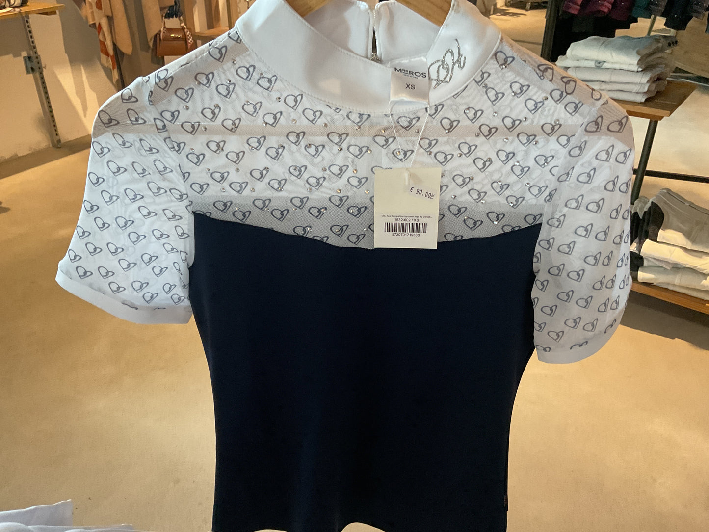 Polo Danielle top mesh mrs ros