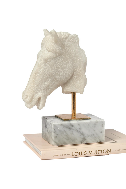 Buste de Cheval Marble horse blanc Adamsbro