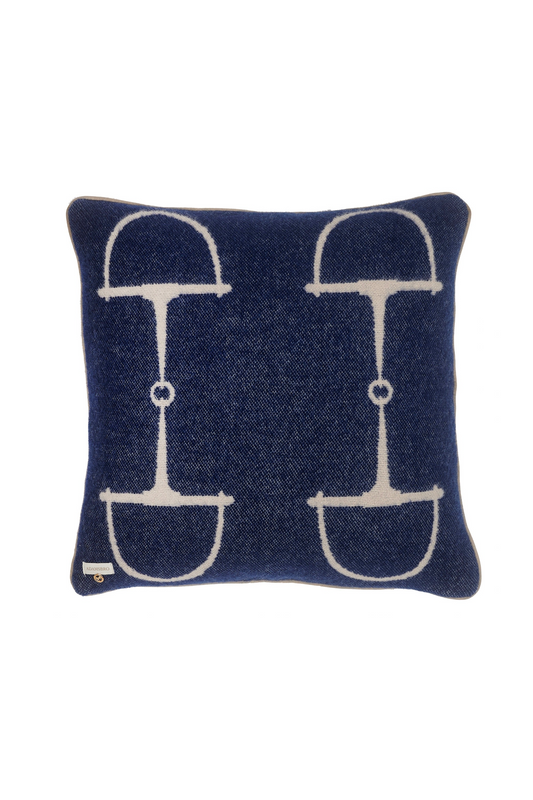 Coussin Mors classique marine Adamsbro