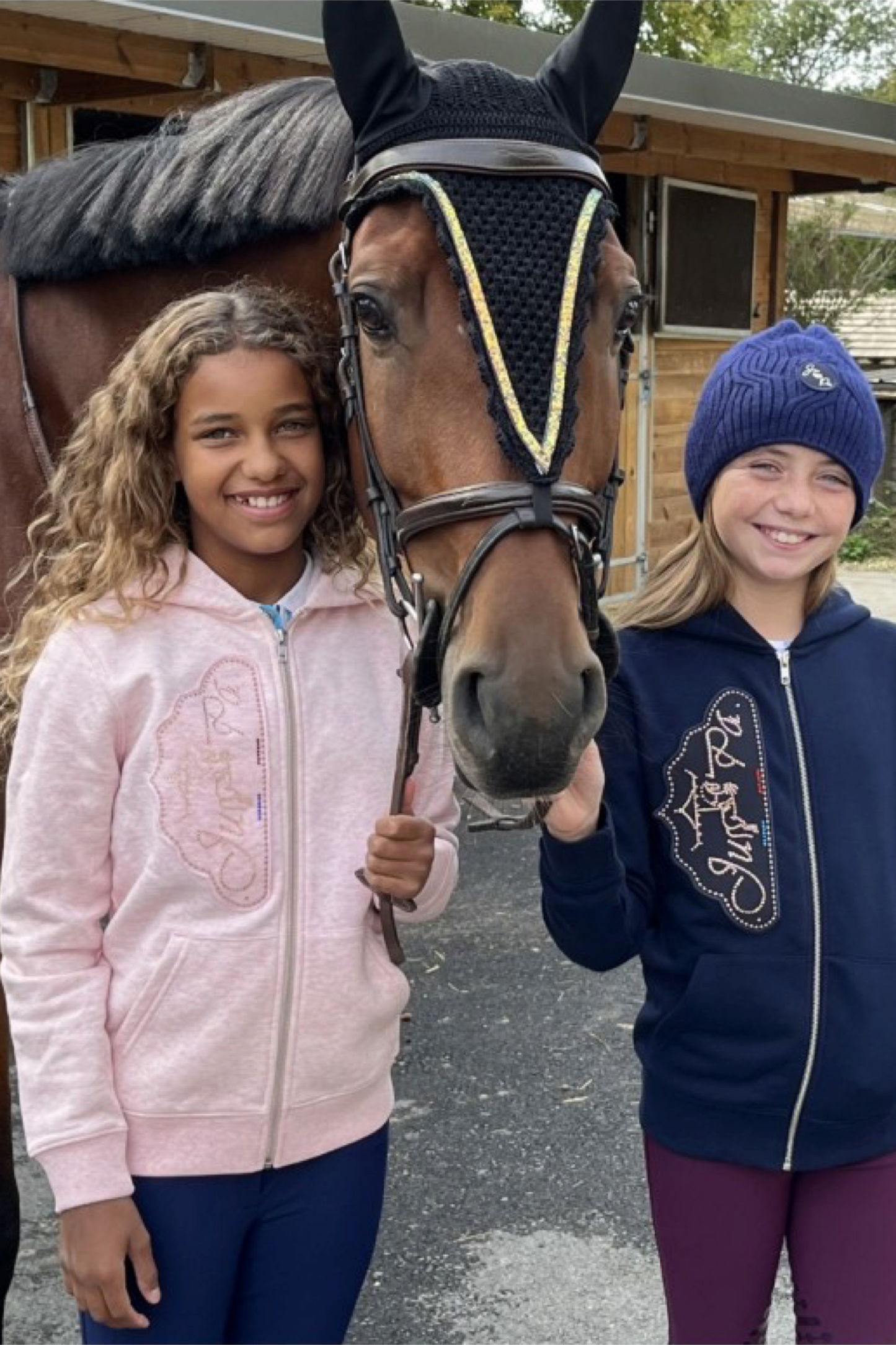 Gilet à capuche enfant Ju et Pa ROSE Ayade