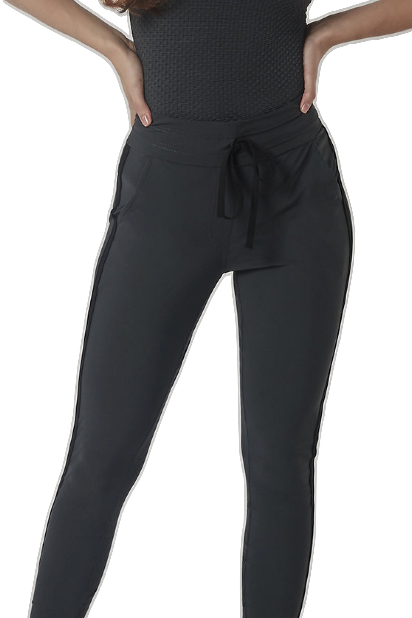 Legging anthracite femme Aviar travel