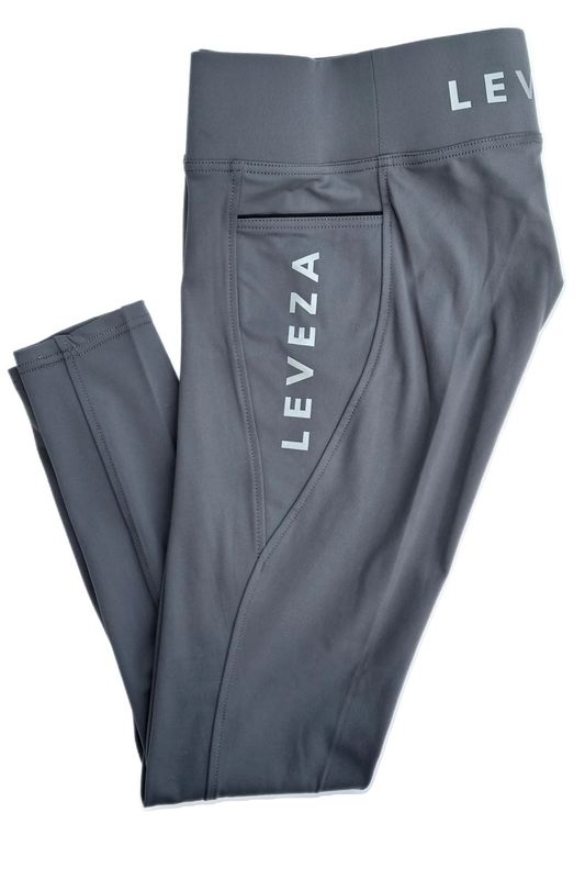 Legging gris femme Leveza