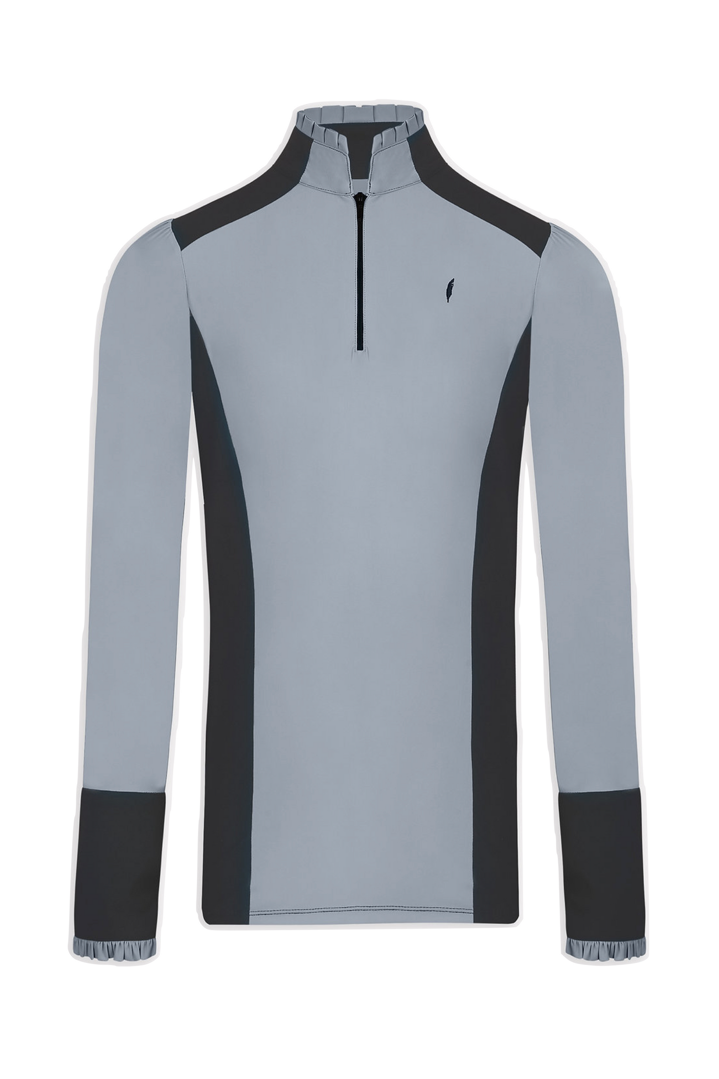 Polo manche longues femme Aviar gris Sportive