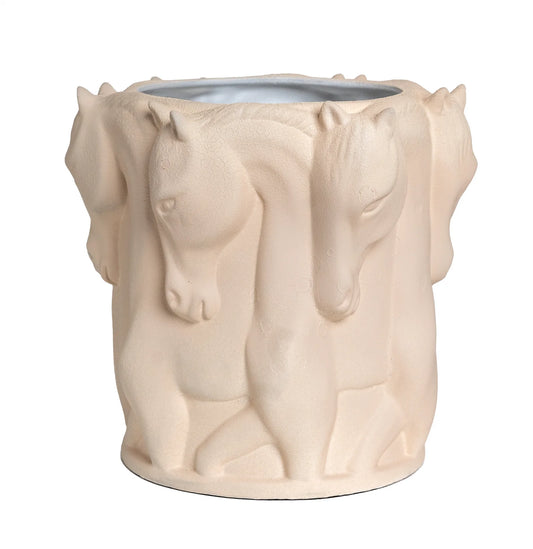 Vase en céramique Adamsbro blanc mat