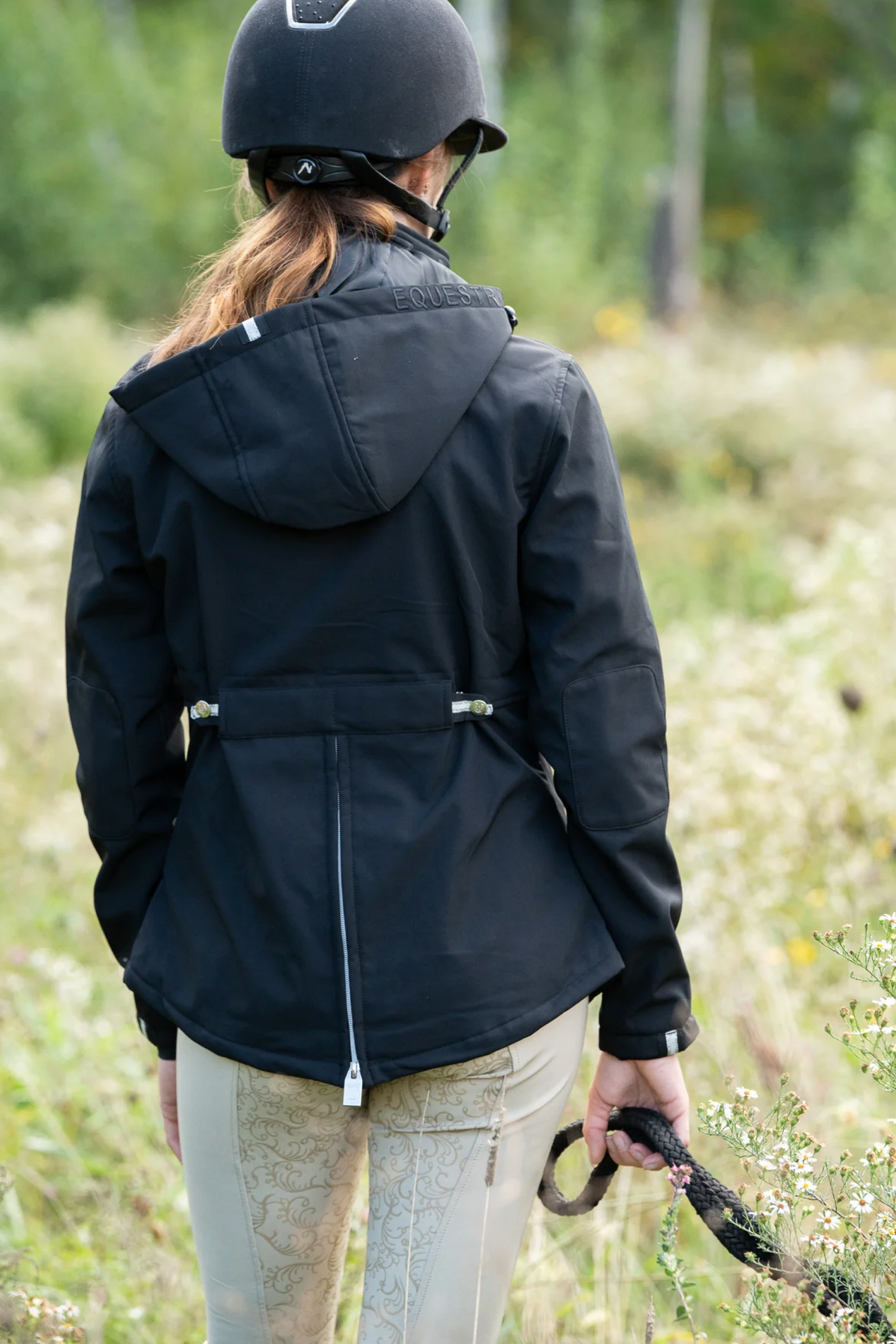 Veste équitation Softshell Leveza Bromont noire