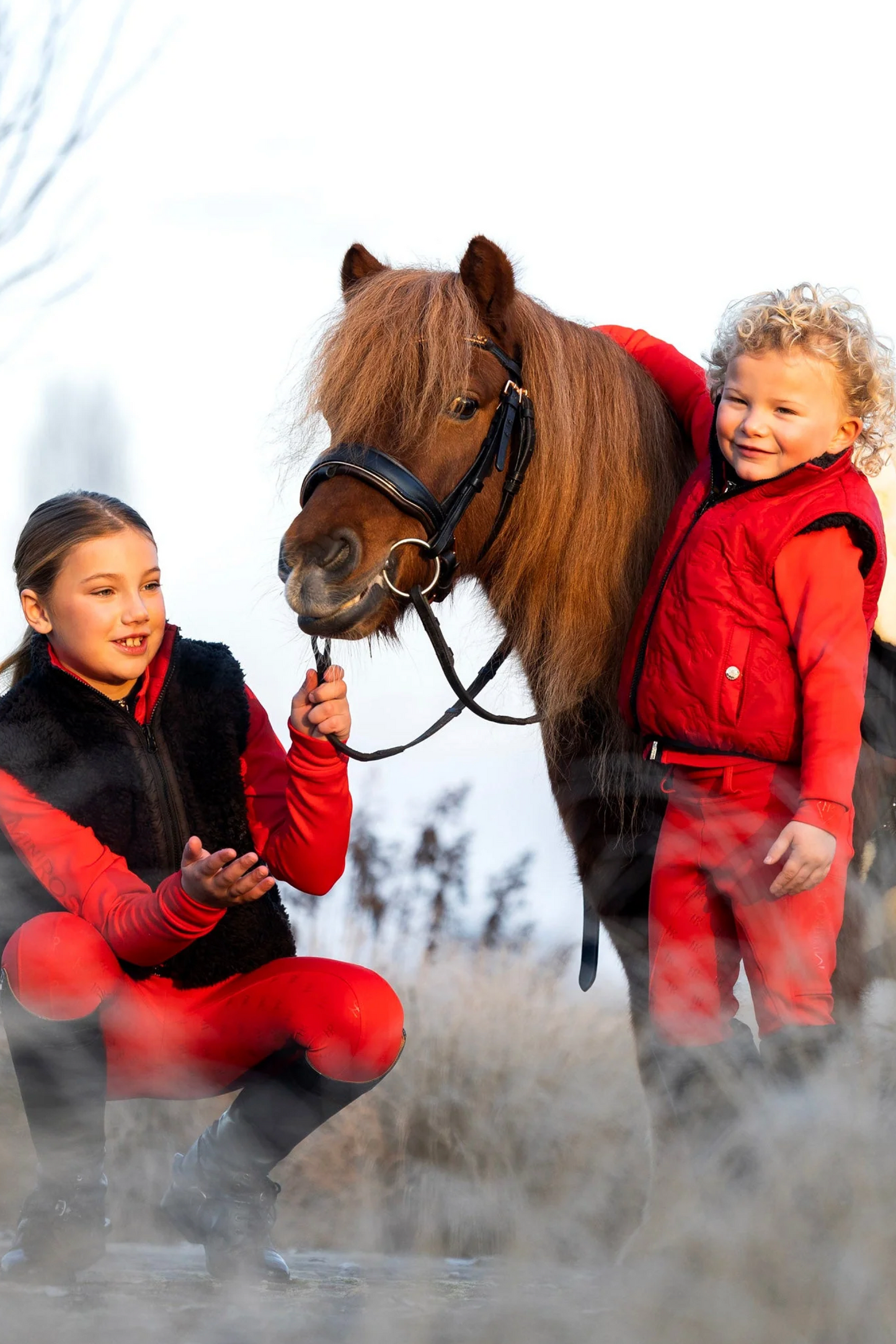 Veste d'Entraînement Softshell à Manches Longues MRS ros gamme Mini Ros Zoë Cheeky Red