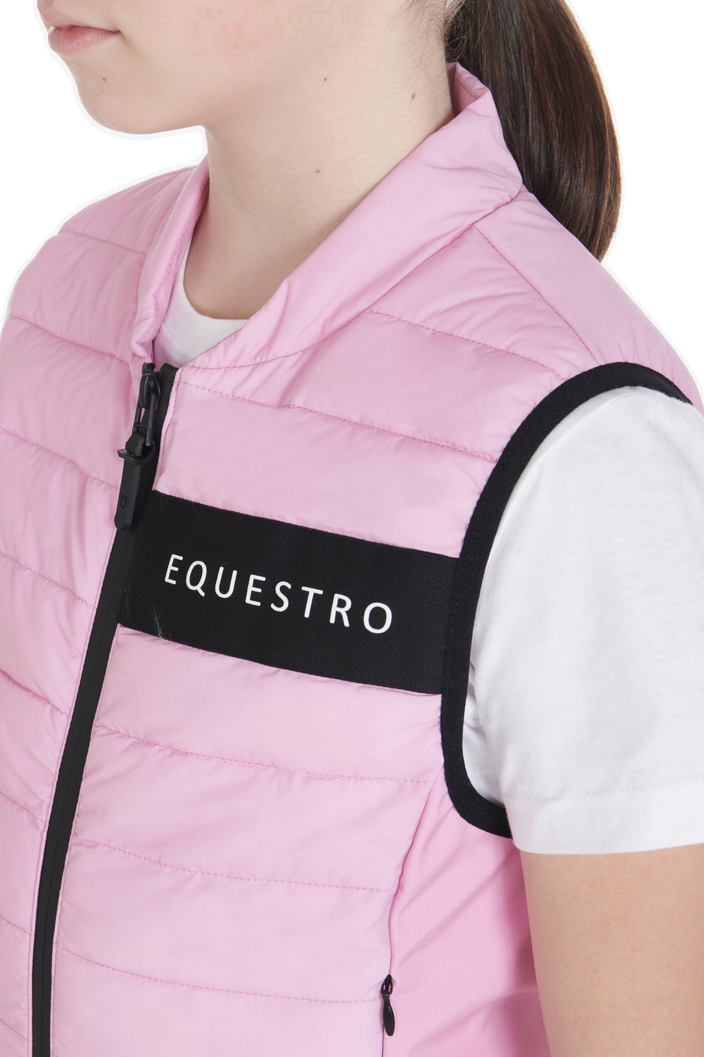 Veste technique équitation rose enfant Equestro